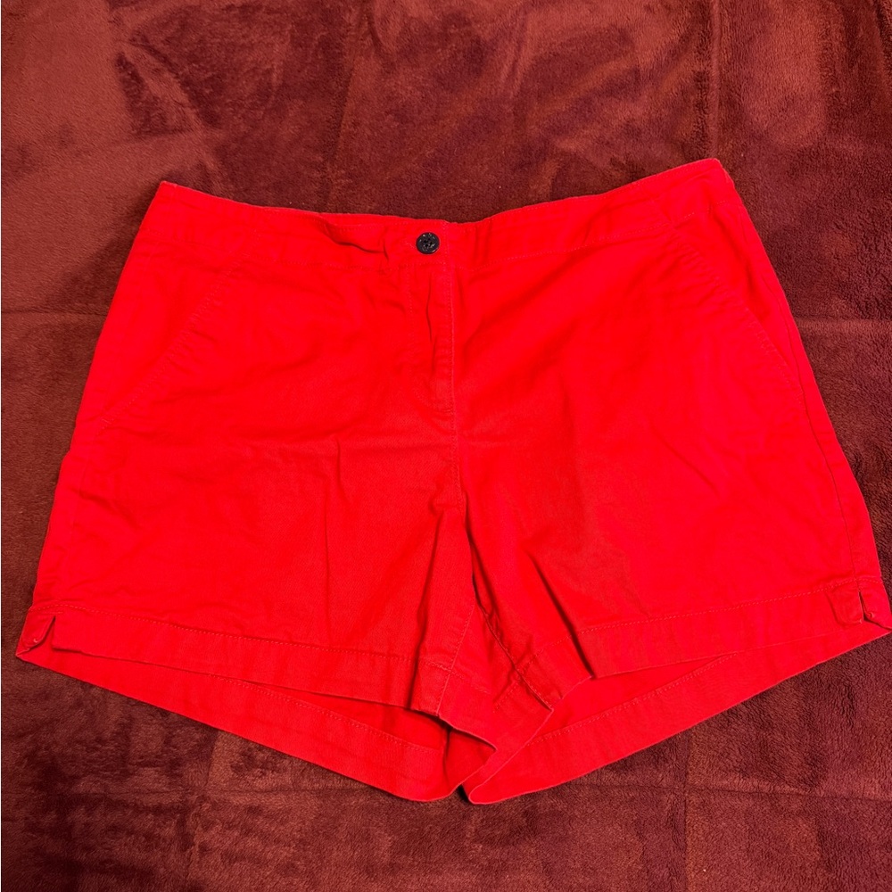 Nautica Women's Vibrant Red Shorts